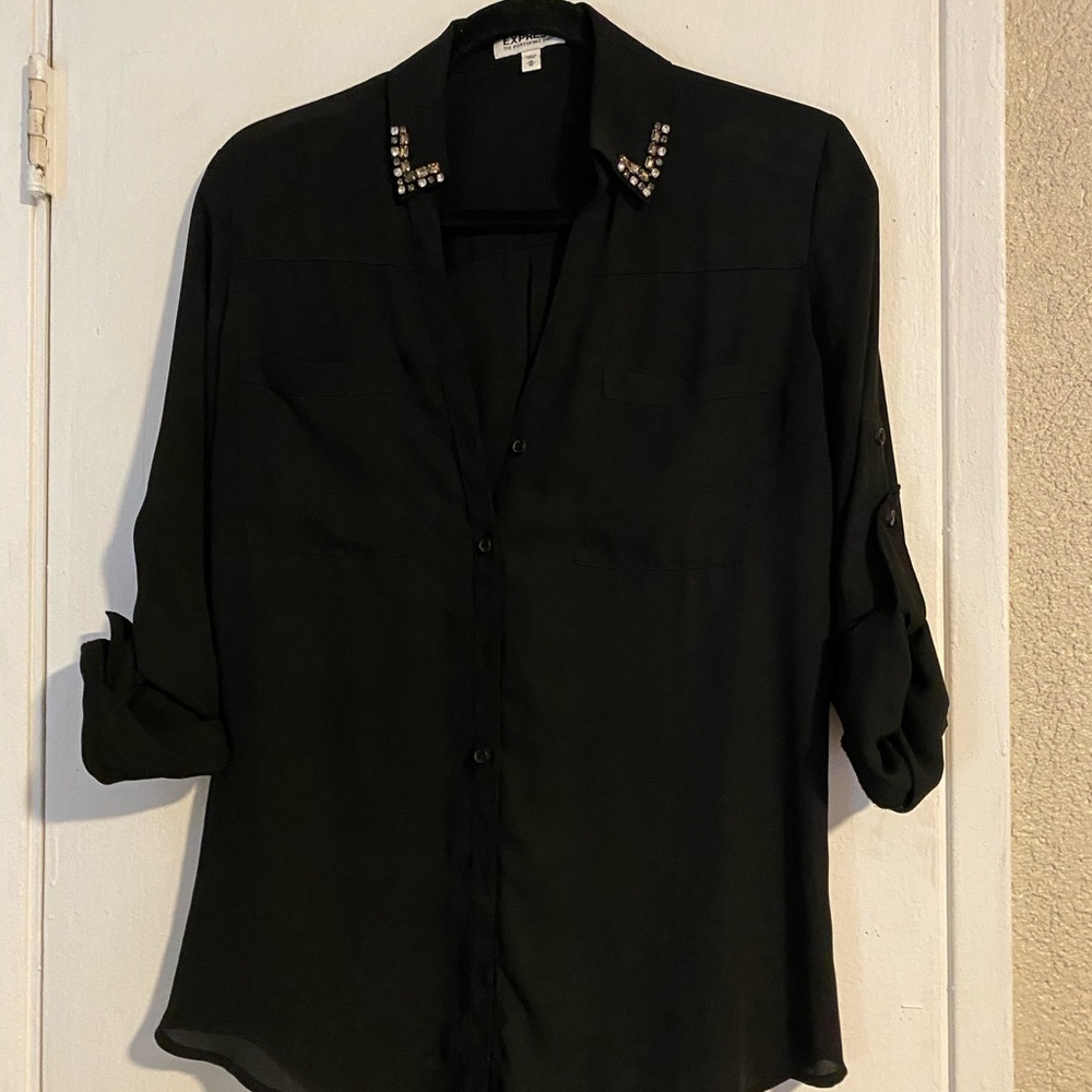 Express portofino original fit with embellishment